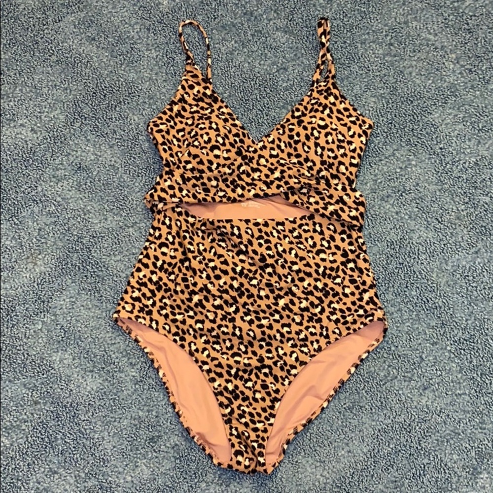 Aerie Leopard One-Piece